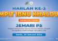 Memperingati Harlah ke 3 Tahun SMPIT IBNU KHALDUN