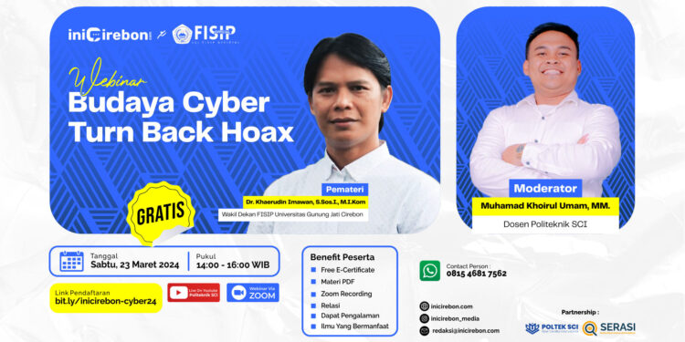 WEBINAR BUDAYA CYBER TURN BACK HOAX