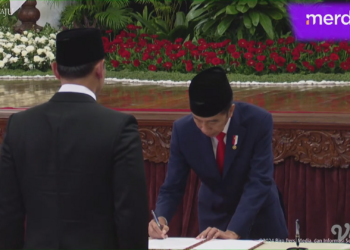 Presiden Jokowi Lantik AHY Jadi Menteri ATR/BPN