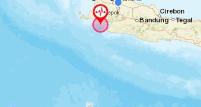 Gempa bumi dengan magnitudo 5,7 melanda Banten dan sekitarnya
